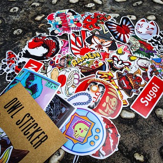 Combo 25 - 100 sticker trang trí Nhật Bản