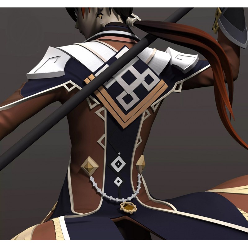 File in 3D mô hình Zhongli Genshin Impact - Games