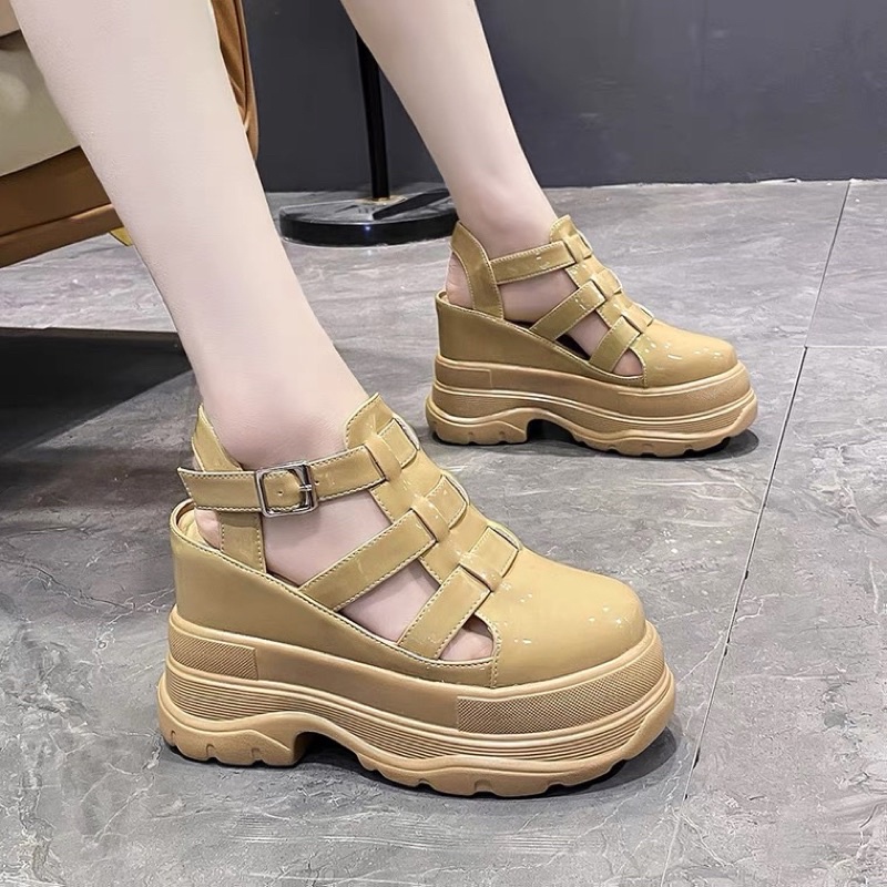 Giày thể thao hở gót đế 10cm ⚡️ANDU STORE⚡️