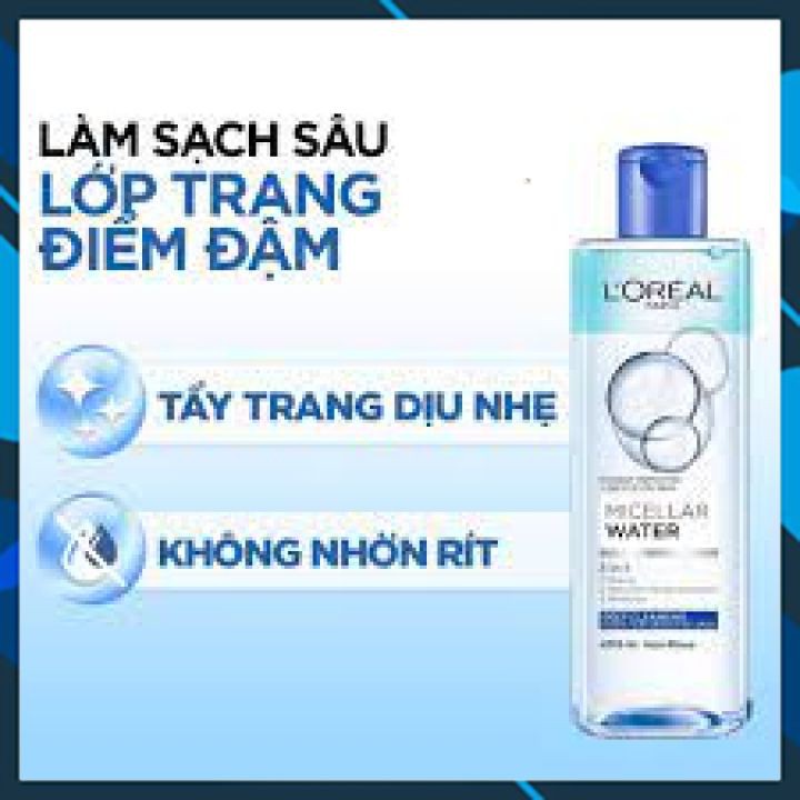 Nước tẩy trang Loreal - L'Oreal Paris 3-in-1 Micellar Water - Pee Store | BigBuy360 - bigbuy360.vn