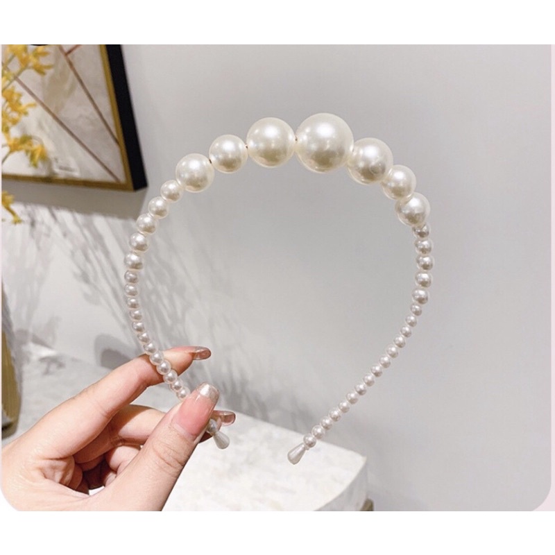 ❤️❤️❤️Bờm hạt trai nhân tạo xinh xắn