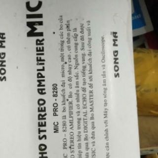 Bo mạch míc vang Pro 8280