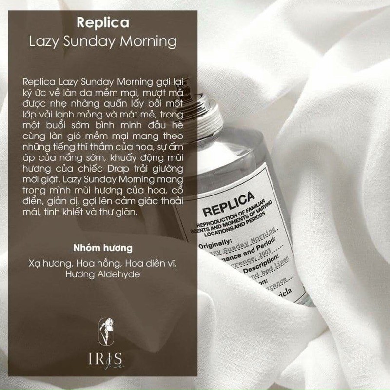 Nước hoa Replica Lazy Sunday Morning EDT