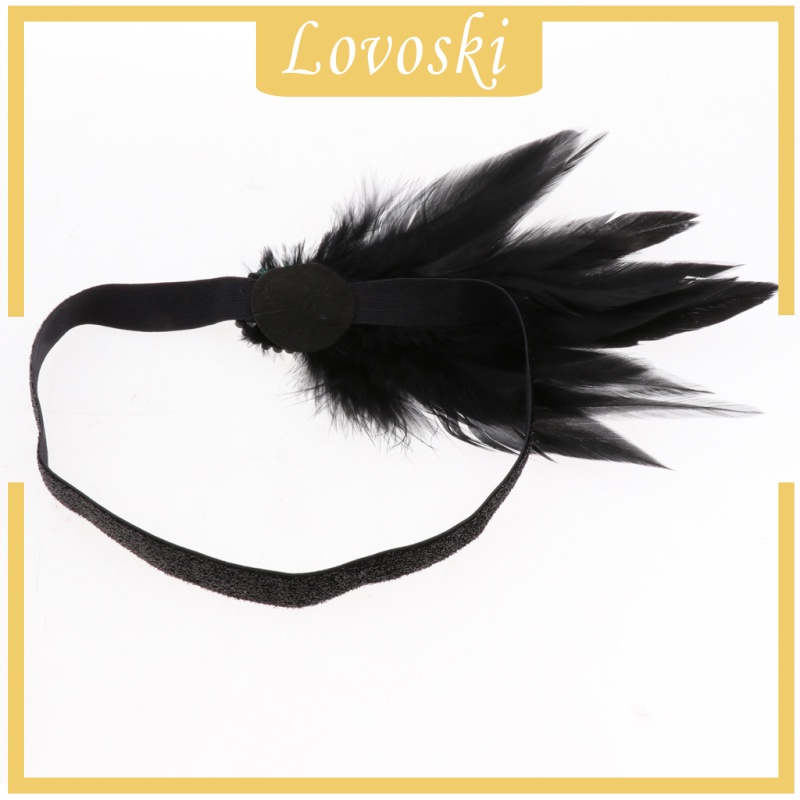 Băng Đô Lông Vũ Đính Đá Phong Cách Thập Niên 1920