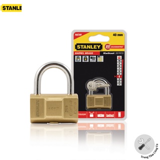 Ổ khóa càng chữ u stanley s742-046 40mm đồng thau