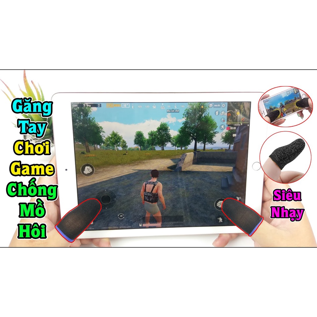 Bao tay chơi game FF siêu nhạy SIDOTECH Memo GT1 sợi carbon cảm ứng mượt cho game PUBG ROS Tốc Chiến Liên Quân mobile