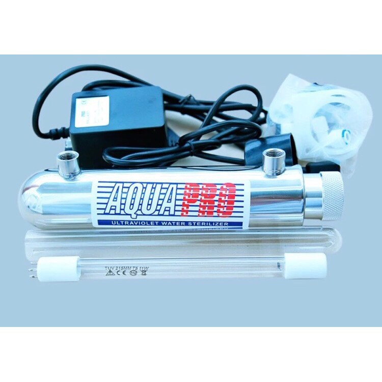 Bộ đèn UV diệt khuẩn 11W  Aquapro đầy đủ adapter và phụ kiện