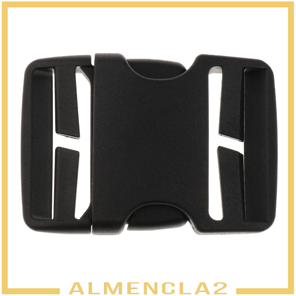 Black Strap Belt Backpack Side Release Buckle for Webbing Replacement 3.8cm | BigBuy360 - bigbuy360.vn
