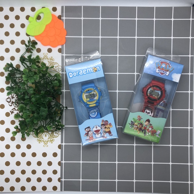 Đồng hồ điện tử hoạt hình chạy pin đeo tay cho bé - Tặng kèm pin | BigBuy360 - bigbuy360.vn