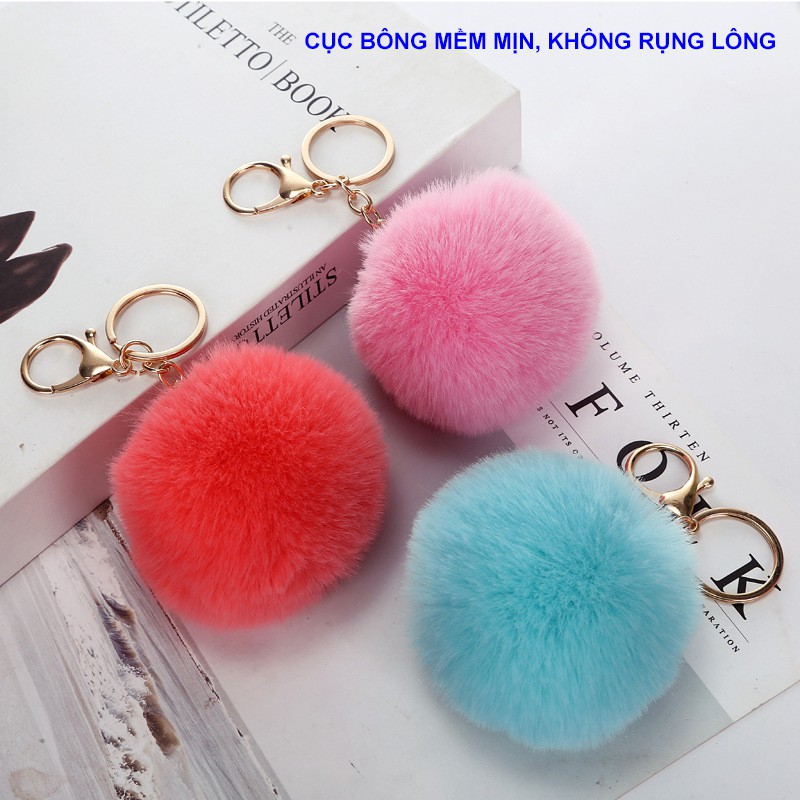 Móc Khóa Cục Bông - Móc Khóa Cute Cho Bạn Gái Siêu Xinh