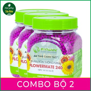 Phân bón rynan thông minh tan chậm có kiểm soát npk 14-14-14+te- 150gr dùng mọi giai đoạn 2 hủ