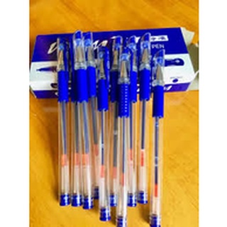 Hộp bút mini gel 0.5 xanh, hộp 12 chiếc
