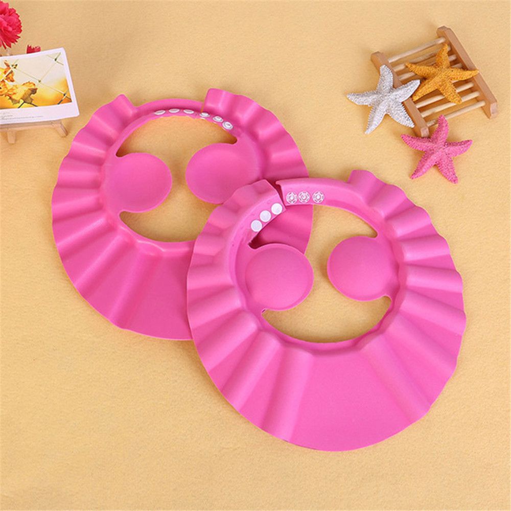 Mũ gội đầu tắm rửa chắn bảo vệ tai chống thấm nước điều chỉnh được thời trang tiện lợi dành cho trẻ em