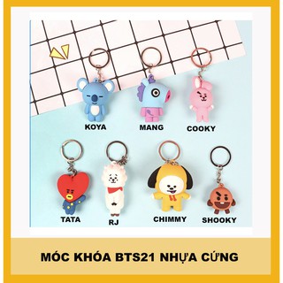 Móc khóa bts 21 - nhựa