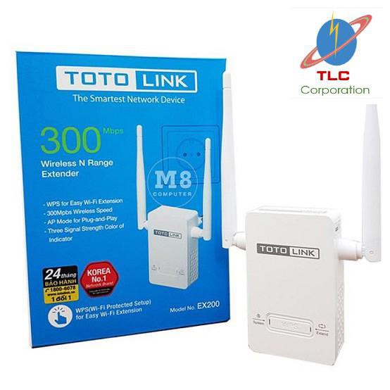 Bộ phát wifi Totolink EX200 có chức năng repeater