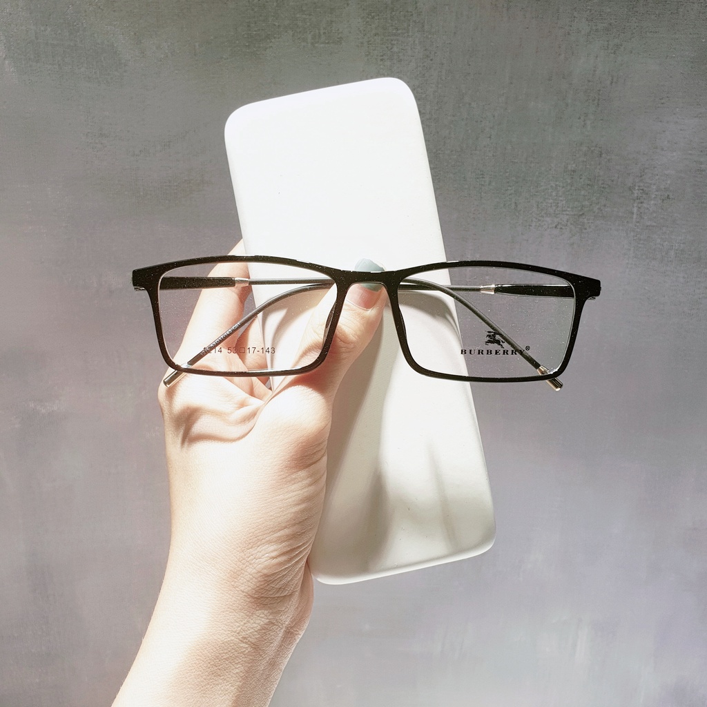 Gọng kính cận nam nữ mắt vuông gọng nhựa dẻo thời trang cao cấp, kính mắt Qiwa Eyewear 1214 | BigBuy360 - bigbuy360.vn