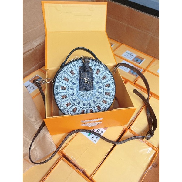 TÚI CỐP TRÒN LV THỜI TRANG FULL BOX NAM CHÂM SEAL