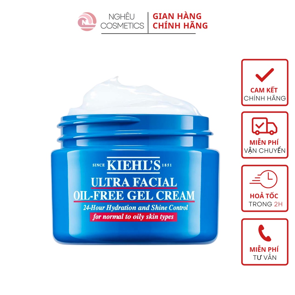 Kem Dưỡng Kiehls Oil Free Kiềm Dầu Dưỡng Ẩm Siêu Mỏng Nhẹ Thoáng Da Mini