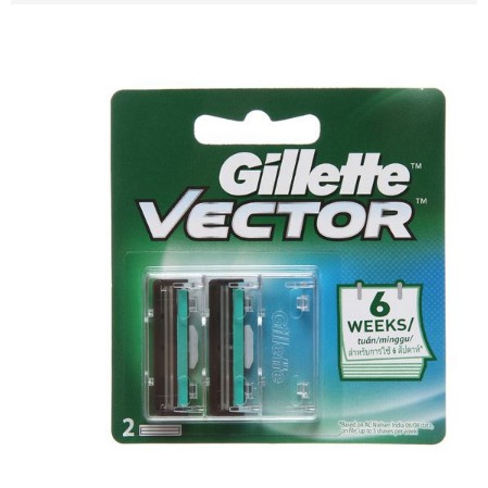 Giá sỉ] Lưỡi dạo cạo râu Gillette 1 vỉ 2 lưỡi