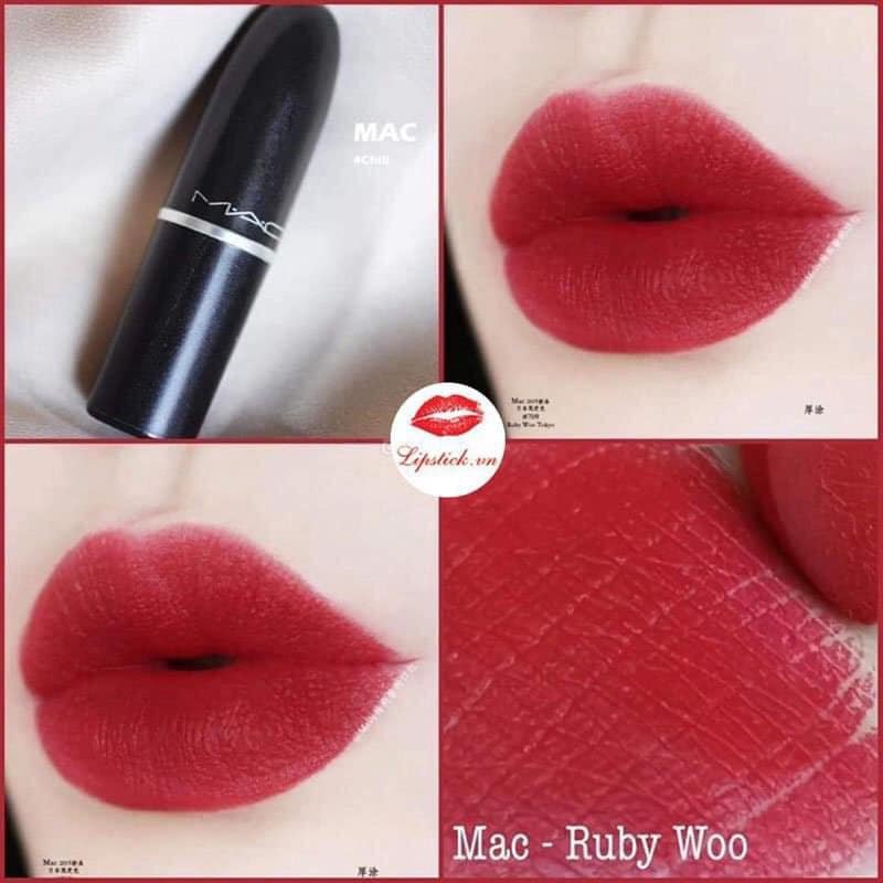 Set 3 thỏi son Mac Fullsize  CHÍNH HÃNG US