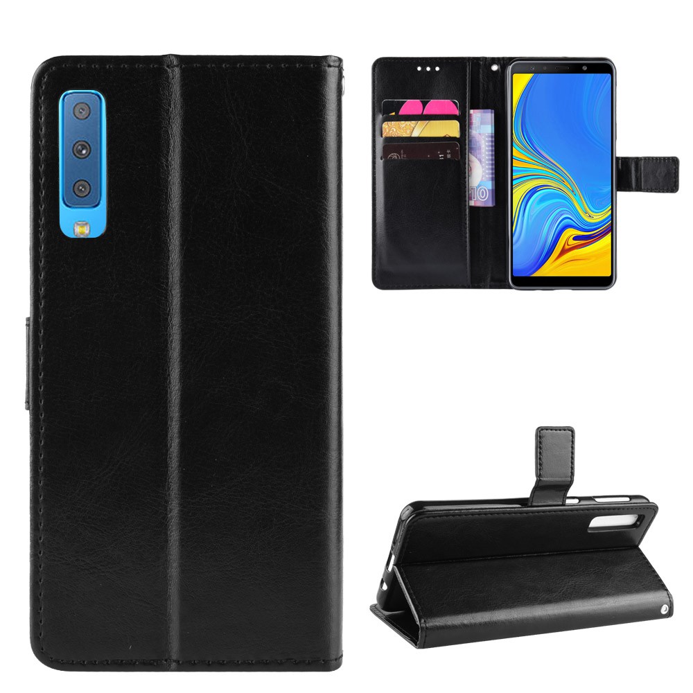 Bao Da Điện Thoại Nắp Gập Cài Khóa Có Ngăn Đựng Thẻ Cho Samsung Galaxy A6 A8 Plus 2018 A3 A5 A7 2016 2017 | BigBuy360 - bigbuy360.vn