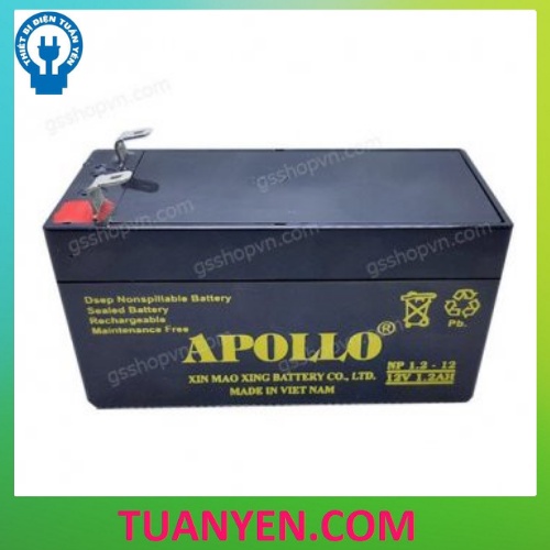 Bình Ắc Quy APOLLO Siêu Nhỏ 12V - 1.2Ah,--- 12V - 7,5Ah