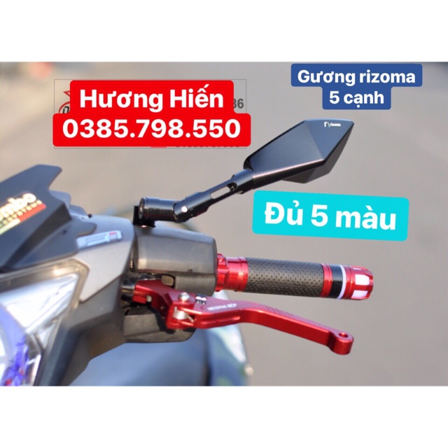 Gương rizoma 5 cạnh chống loá