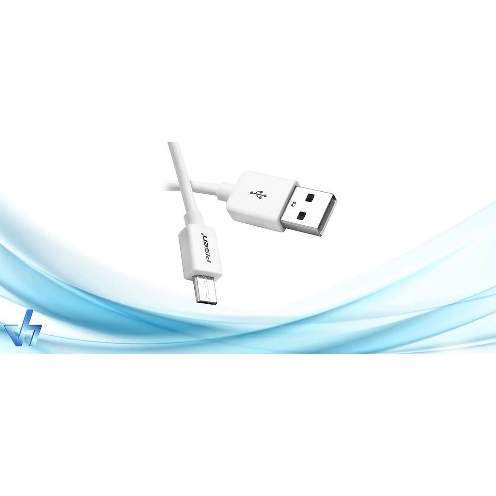 Dây cáp sạc Micro USB 2A dài 1m (Dây sạc dành cho điện thoại Android) - Hàng Chính Hãng bảo hành 1 năm