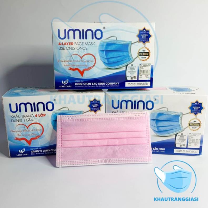 Khẩu trang 4 lớp màu hồng | BigBuy360 - bigbuy360.vn