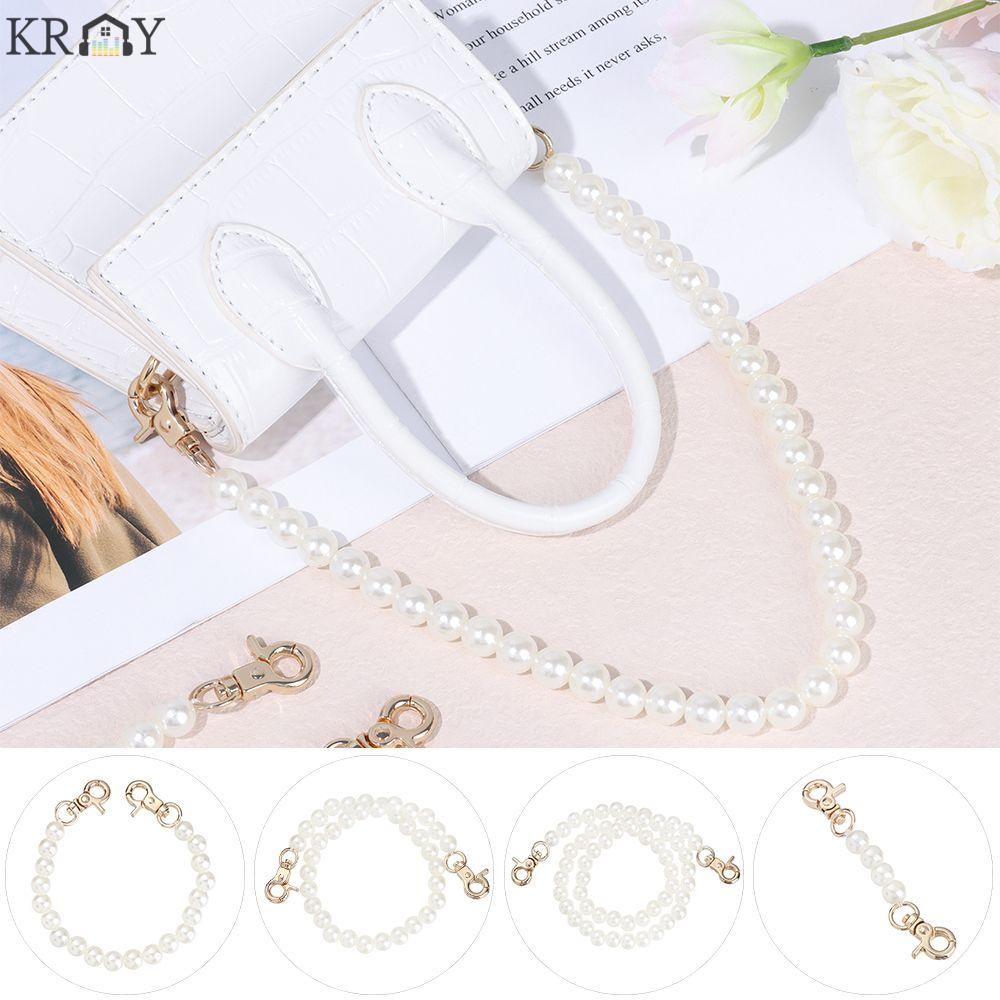 Dây Chuỗi Hạt Ngọc Trai 13 Kích Cỡ Gắn Túi Xách Thời Trang Diy