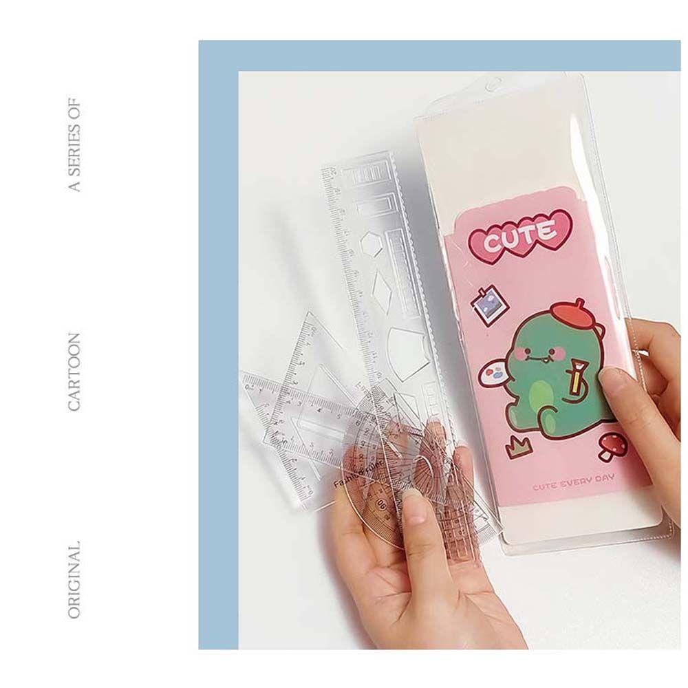 Bộ 4 Thước Thẳng Dùng Trong Trường Học / Văn Phòng