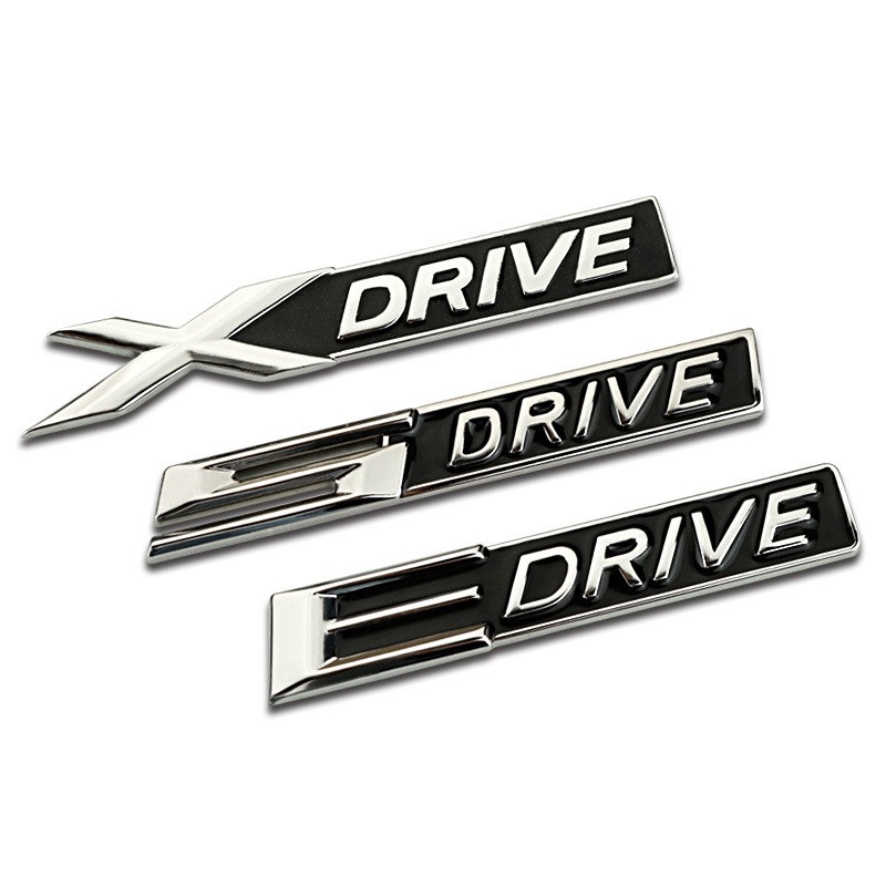 Logo Chữ Xdriver, Edriver, 5driver Dán Trang Trí Xe ô Tô MS-117