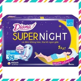 Băng Vệ Sinh Diana Super Night ban đêm 35cm