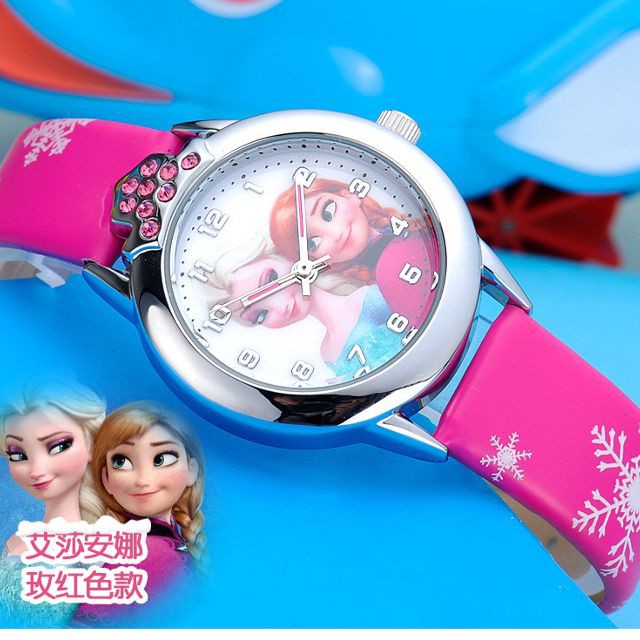 Đồng Hồ Trẻ Em Elsa và Anna (hồng nhạt) | BigBuy360 - bigbuy360.vn