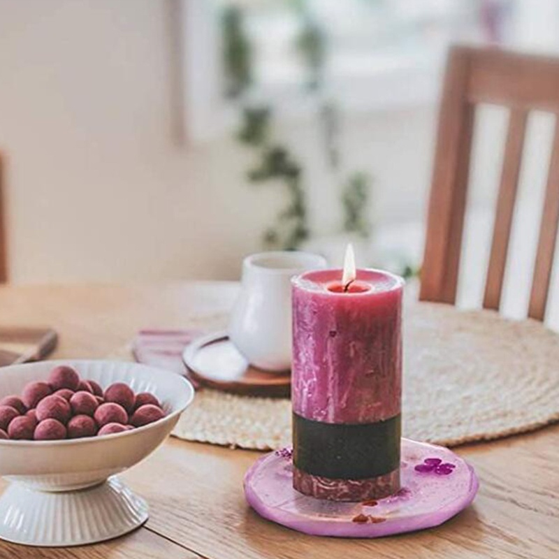 Sa Khuôn Làm Đế Lót Ly Hình Tròn / Trái Tim Bằng Resin Epoxy Resin