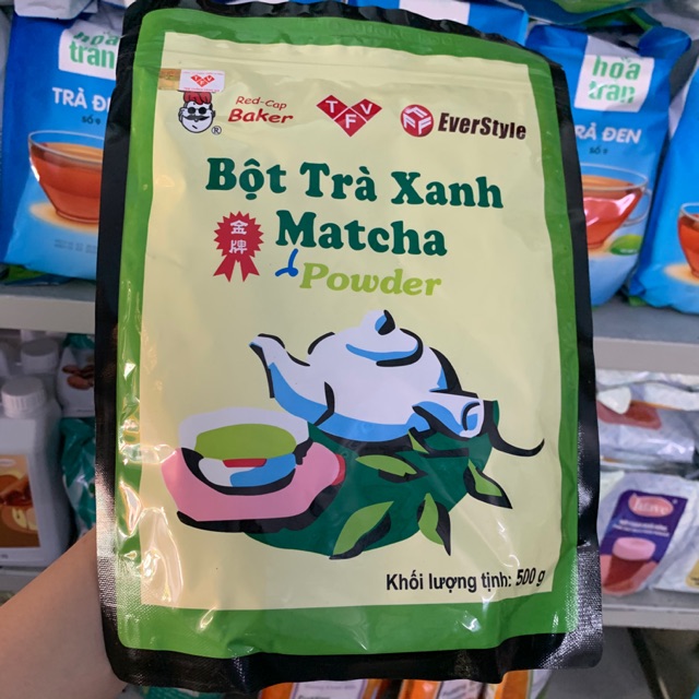 Bột trà xanh Matcha Đài Loan Everstyle bịch 500g