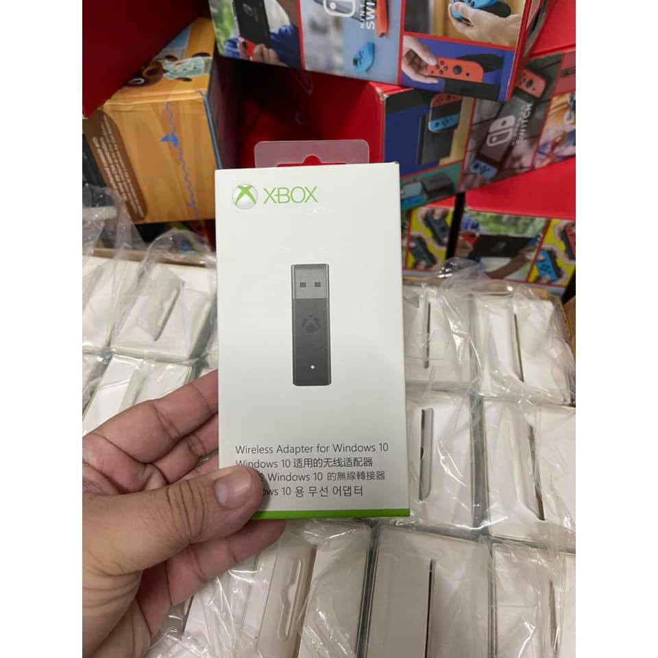 USB Xbox wireless Adapter Receiver  /Pin Kèm Cáp cho Tay Cầm Xbox One / Xbox One S/ Xbox Series X