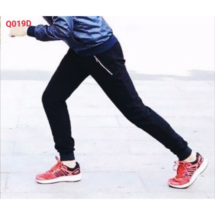 ⚡ CÓ ẢNH CHỤP THẬT ⚡ Quần Nỉ Thể Thao Nam Nữ Jogger Da Cá co giãn 4 chiều 2 túi khóa bigsize 40-70kg