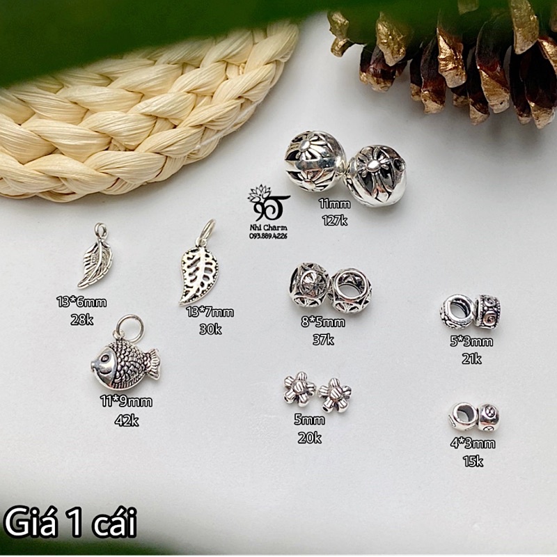 Charm bạc 925
