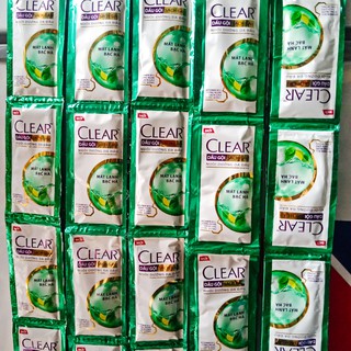 Dây 12 Gói Dầu Gội Clear Bạc Hà Mát Lạnh (6g/Gói)