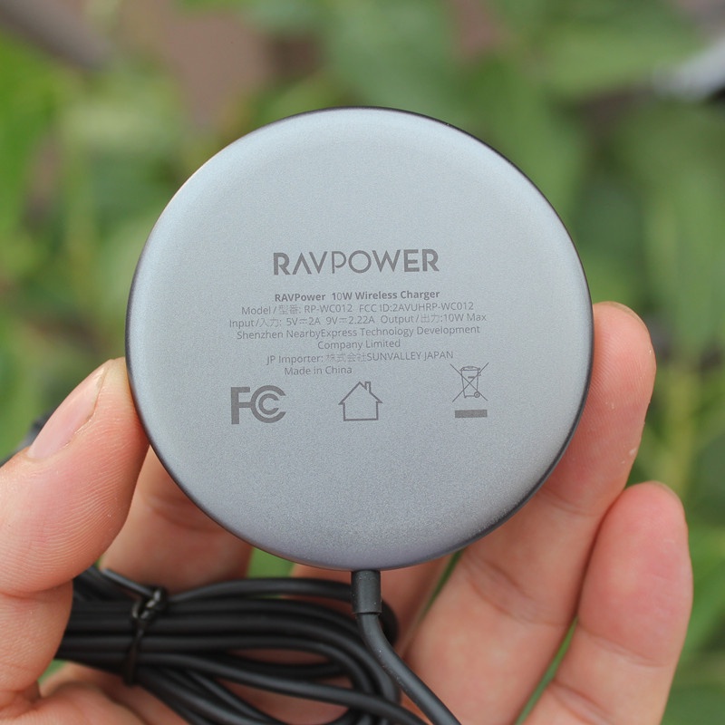 Bộ sạc nhanh RAVPOWER PD20W không dây từ tính 10W 15W