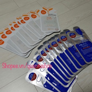 Hộp ( 10 miếng ) Mặt nạ Mediheal N.M.F Aquaring Ampoule Mask