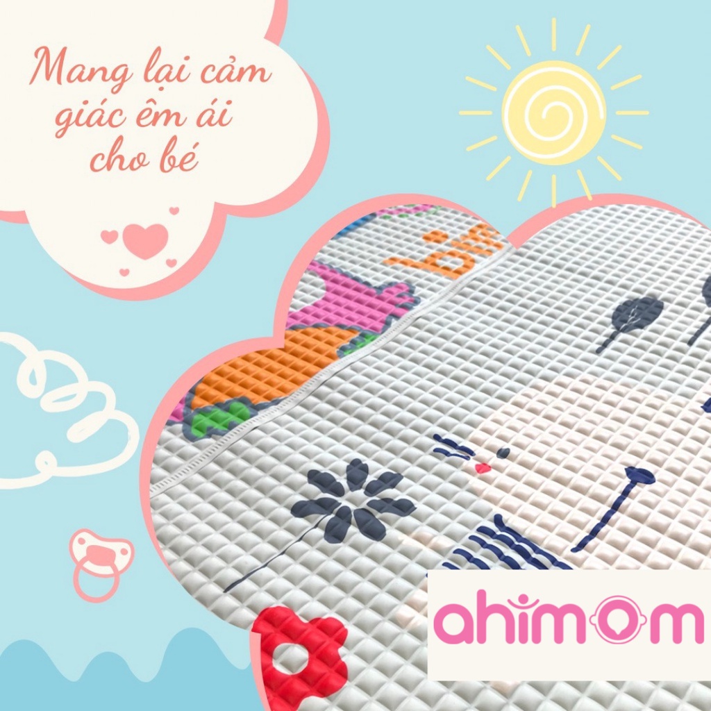 Chiếu cao su non cho bé, chiếu điều hoà dùng cho mùa hè chất liệu cao cấp - Ahimom