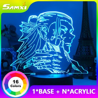 Đèn Led 3d Hình Anime Cảm Ứng