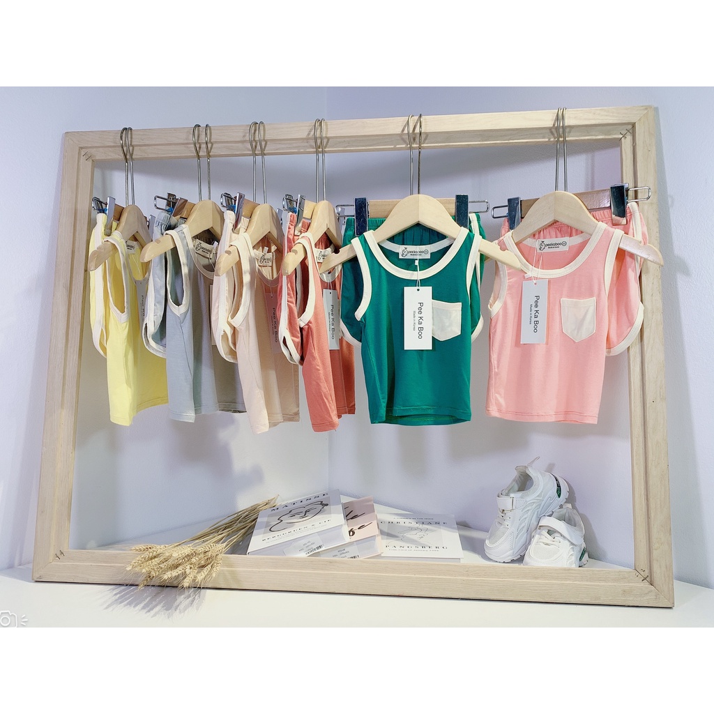 Bộ thun lạnh 22 cực mát cho bé trai bé gái - BTL22