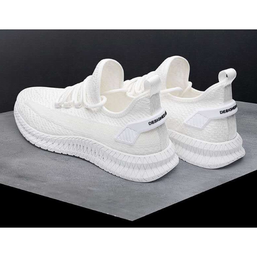 Giày Sneaker Nam thể thao màu trắng cổ cao cho học sinh phong cách Hàn Quốc TAKUTA mã HVC | BigBuy360 - bigbuy360.vn
