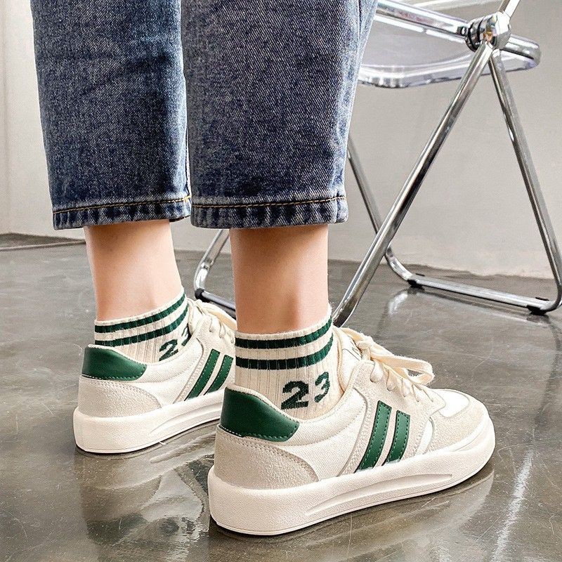 Giày thể thao nữ 2 màu trẻ trung nữ tính năng động kiểu dáng học sinh mới