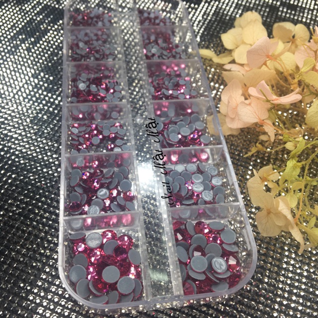 Đá chân keo mix khay gắn móng