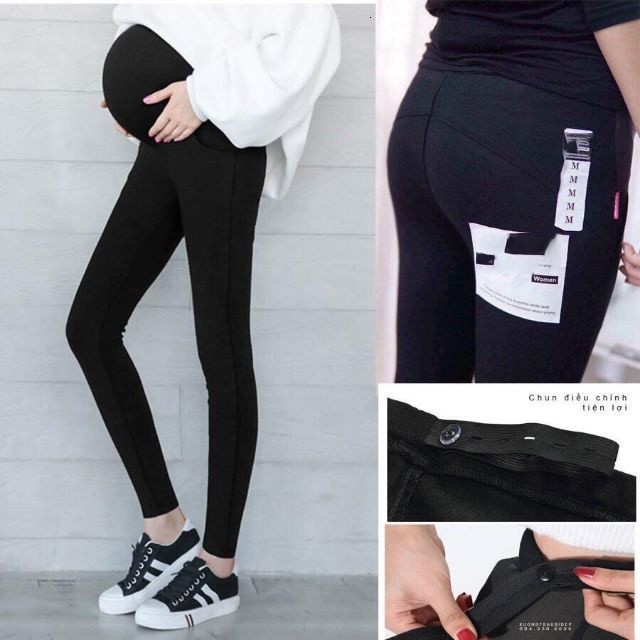 Quần bầu nâng mông legging, co giãn 4 chiều - 𝐐𝟎𝟒