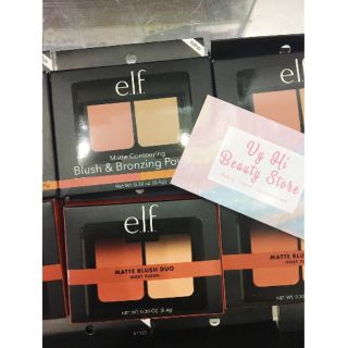 Bảng phấn má Elf Matte Blush Duo rosy flush